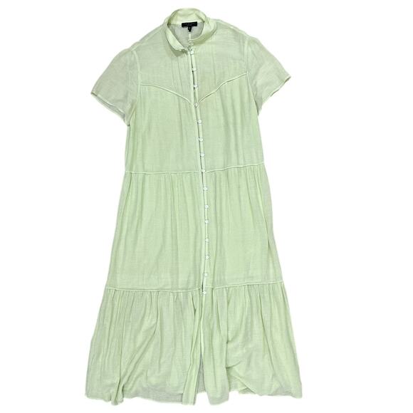 Rag & Bone Libby Tiered Seam Crinkle Dress - Picture 3 of 7